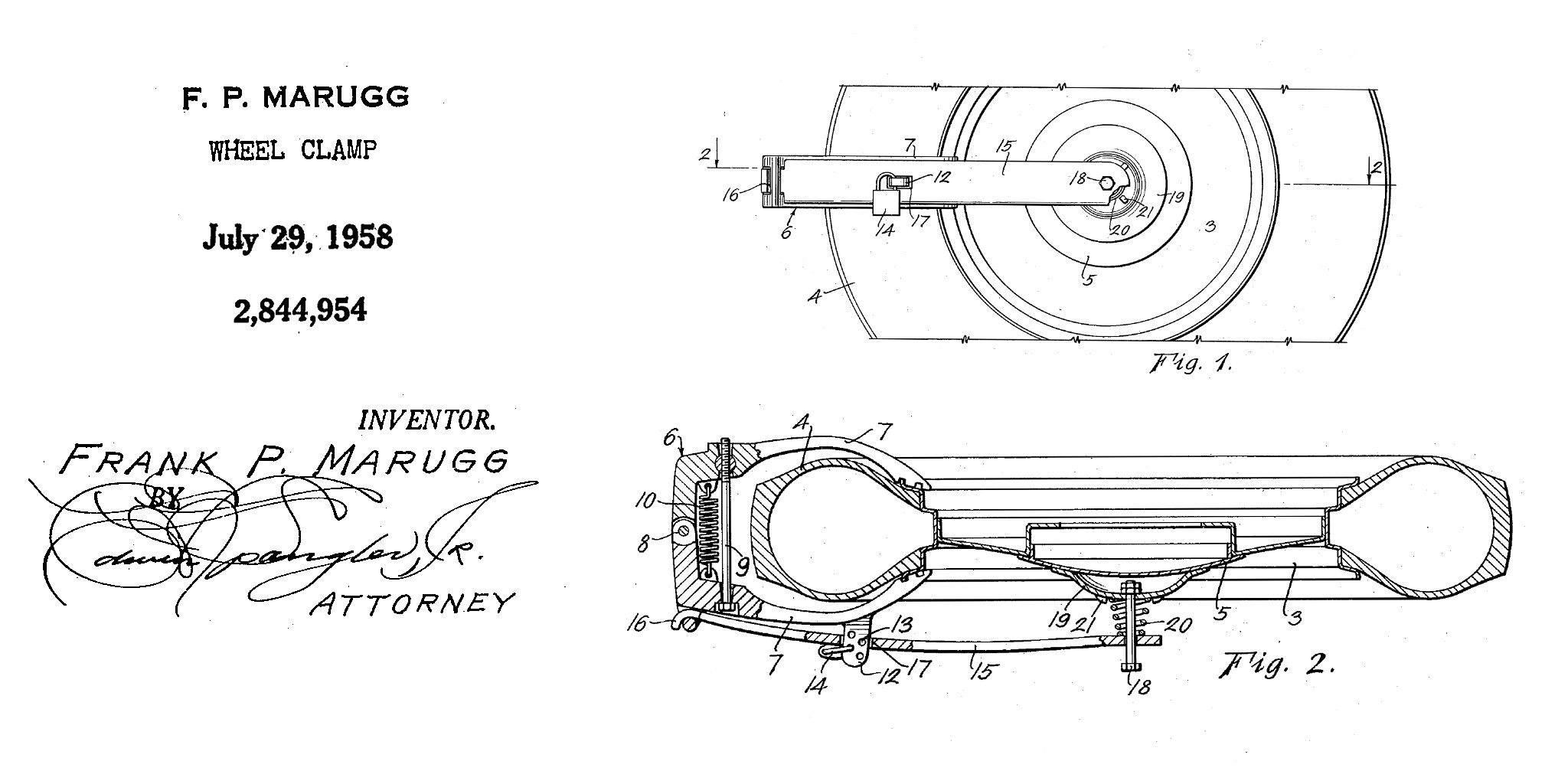 Patent první botičky (Frank Marugg).